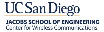 1 UC San Diego Center for Wireless Communications